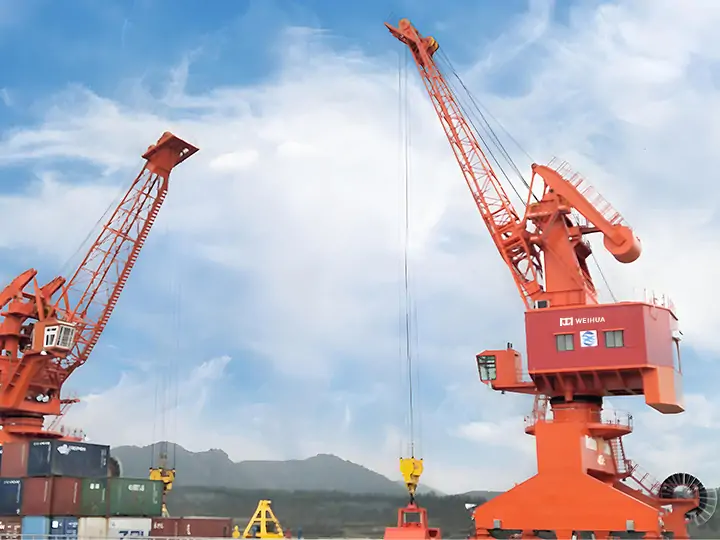 Dock Portal Slewing Crane