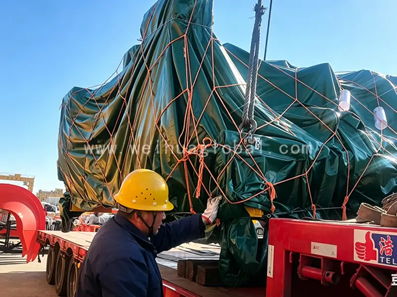 50-ton-A-type-double-girder-gantry-crane-export-to-Peru-1