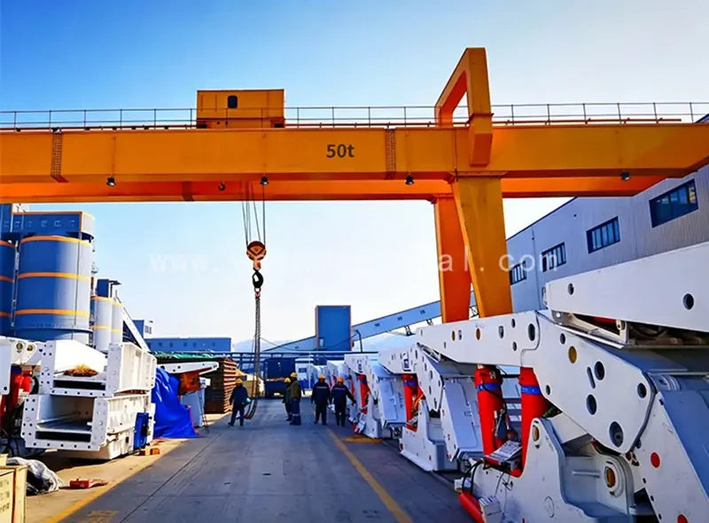 50-ton-A-type-double-girder-gantry-crane-export-to-Peru-7