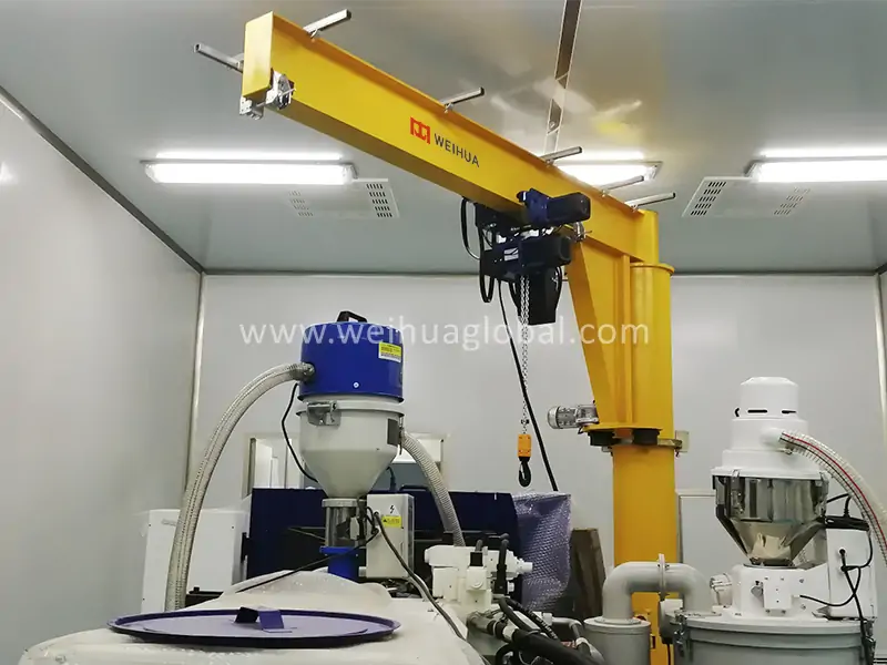floor-mounted-jib-crane-export-to-Italy