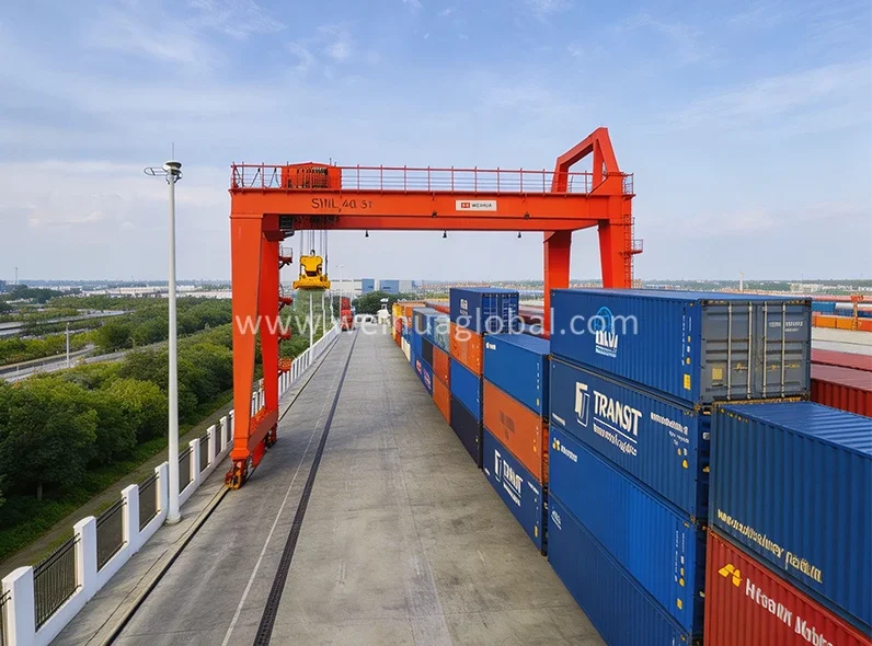 grue à portique montée sur rails - Argentine (2)