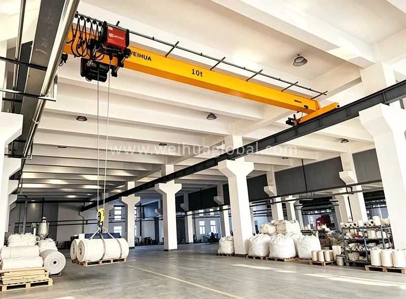weihua-10-ton-single-girder-overhead-cranes-textile-factory-bangladesh (2)